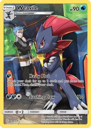 Weavile (Secret) - SM - Cosmic Eclipse #238