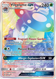 Vileplume GX (Secret) - SM - Cosmic Eclipse #250