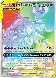 Solgaleo & Lunala GX (Secret) - SM - Cosmic Eclipse #254