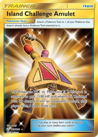 Island Challenge Amulet (Secret) - SM - Cosmic Eclipse #265