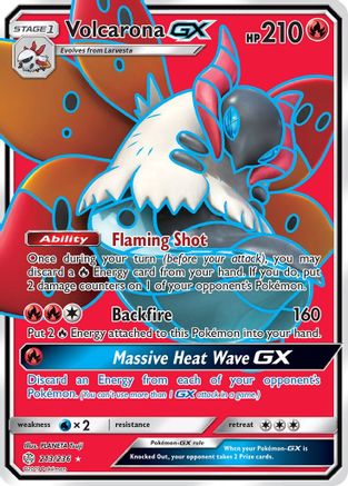 Volcarona GX (Full Art) - SM - Cosmic Eclipse #213