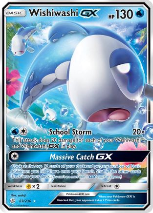 Wishiwashi GX - SM - Cosmic Eclipse #63