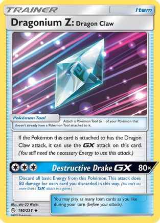 Dragonium Z: Dragon Claw - SM - Cosmic Eclipse #190