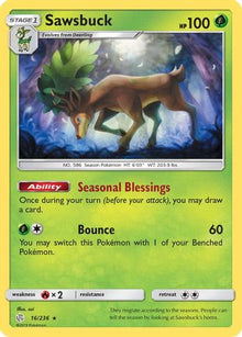Sawsbuck - SM - Cosmic Eclipse #16