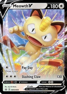 Meowth V - SWSH004 - SWSH: Sword & Shield Promo Cards #SWSH004