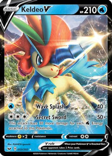 Keldeo V - SWSH01: Sword & Shield Base Set #053