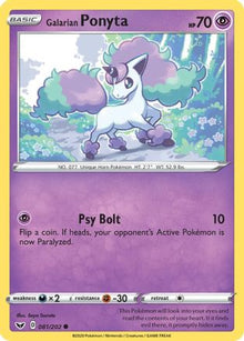 Galarian Ponyta - SWSH01: Sword & Shield Base Set #081