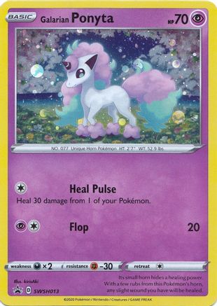 Galarian Ponyta - SWSH013 - SWSH: Sword & Shield Promo Cards #SWSH013