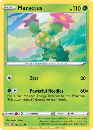 Maractus - SWSH01: Sword & Shield Base Set #007