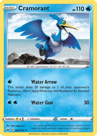 Cramorant - SWSH01: Sword & Shield Base Set #062