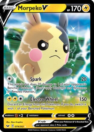 Morpeko V - SWSH01: Sword & Shield Base Set #079