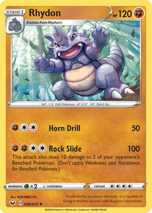 Rhydon - SWSH01: Sword & Shield Base Set #098