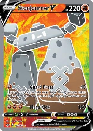 Stonjourner V (Full Art) - SWSH01: Sword & Shield Base Set #193