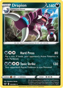 Drapion - SWSH01: Sword & Shield Base Set #122