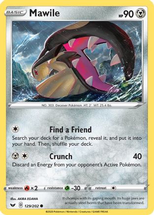 Mawile - SWSH01: Sword & Shield Base Set #129