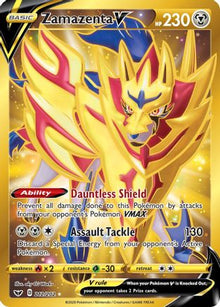 Zamazenta V (Secret) - SWSH01: Sword & Shield Base Set #212