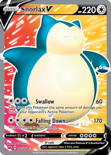 Snorlax V (Full Art) - SWSH01: Sword & Shield Base Set #197