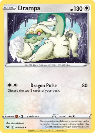 Drampa - SWSH01: Sword & Shield Base Set #149