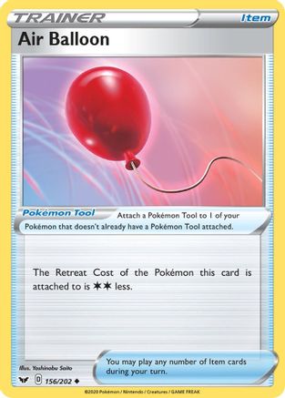 Air Balloon - SWSH01: Sword & Shield Base Set #156