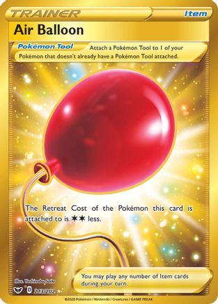 Air Balloon (Secret) - SWSH01: Sword & Shield Base Set #213
