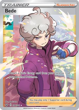 Bede (Full Art) - SWSH01: Sword & Shield Base Set #199