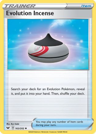 Evolution Incense - SWSH01: Sword & Shield Base Set #163