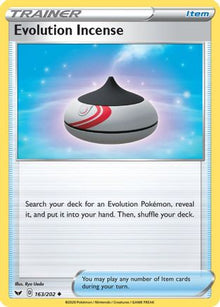 Evolution Incense - SWSH01: Sword & Shield Base Set #163