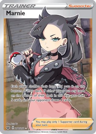 Marnie (Full Art) - SWSH01: Sword & Shield Base Set #200