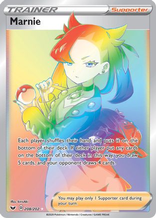 Marnie (Secret) - SWSH01: Sword & Shield Base Set #208