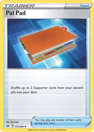 Pal Pad - SWSH01: Sword & Shield Base Set #172