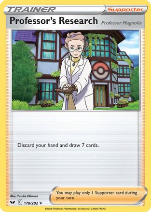 Professor's Research - SWSH01: Sword & Shield Base Set #178
