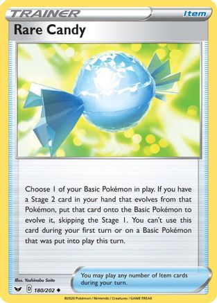 Rare Candy - SWSH01: Sword & Shield Base Set #180