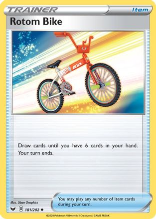 Rotom Bike - SWSH01: Sword & Shield Base Set #181