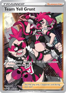 Team Yell Grunt (Full Art) - SWSH01: Sword & Shield Base Set #202