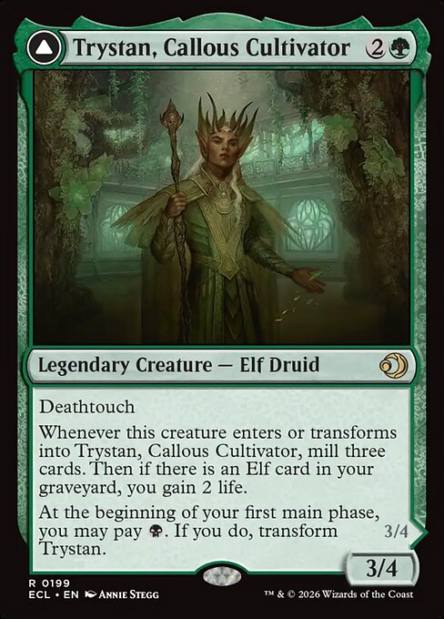 Trystan, Callous Cultivator // Trystan, Penitent Culler — ecl — 199