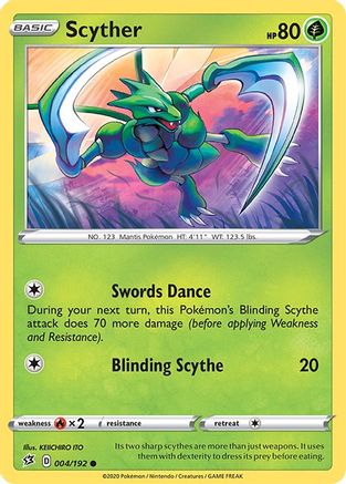 Scyther - SWSH02: Rebel Clash #004