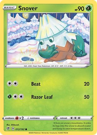 Snover - SWSH02: Rebel Clash #012