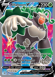 Rillaboom V (Full Art) - SWSH02: Rebel Clash #175