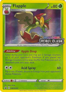 Flapple - SWSH022 (Prerelease) - SWSH: Sword & Shield Promo Cards #SWSH022