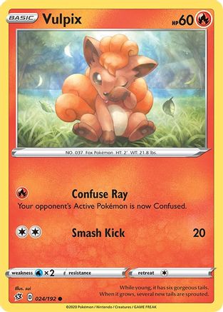 Vulpix - SWSH02: Rebel Clash #024