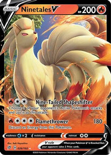 Ninetales V - SWSH02: Rebel Clash #026