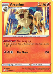 Arcanine - SWSH02: Rebel Clash #028