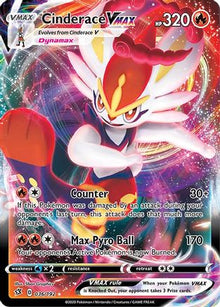 Cinderace VMAX - SWSH02: Rebel Clash #036