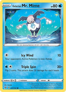 Galarian Mr. Mime - SWSH02: Rebel Clash #037