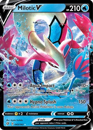Milotic V - SWSH02: Rebel Clash #043