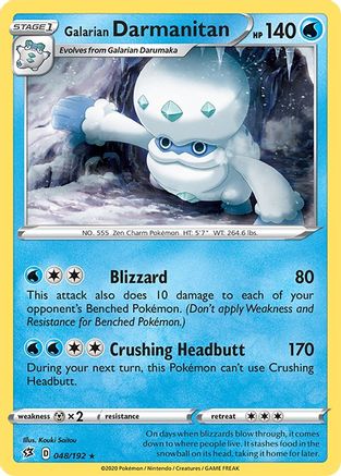 Galarian Darmanitan - SWSH02: Rebel Clash #048