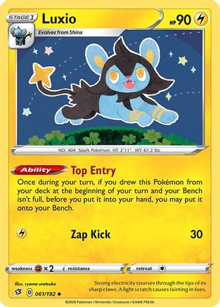 Luxio - SWSH02: Rebel Clash #061