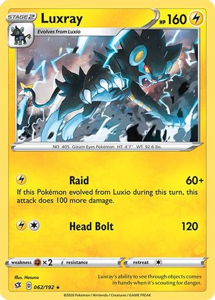 Luxray - SWSH02: Rebel Clash #062