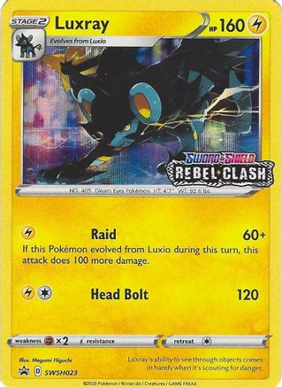 Luxray - SWSH023 (Prerelease) - SWSH: Sword & Shield Promo Cards #SWSH023