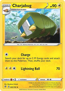 Charjabug - SWSH02: Rebel Clash #065
